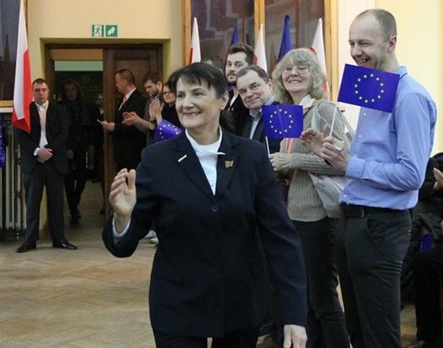 Krystyna Suszyńska, "dwójka" na liście wyborczym koalicji Europa Plus - Twój Ruch w radomskim okręgu wyborczym.