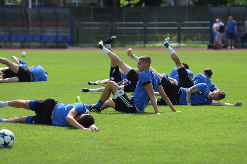 Pierwszy trening Ruchu Chorzów