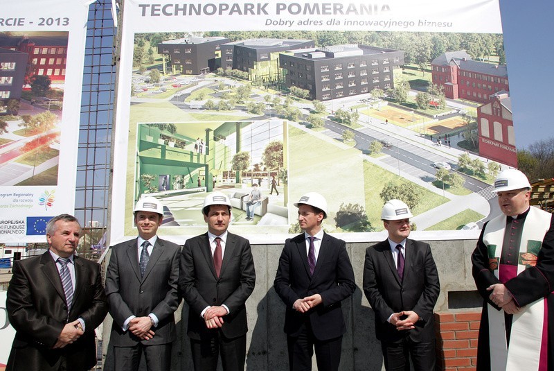 Technopark Pomerania: Wbudowano kamień węgielny