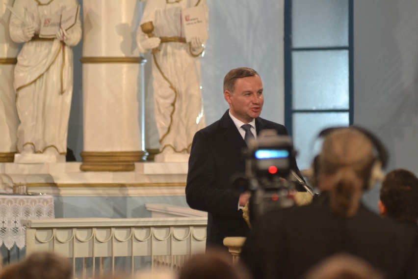 Andrzej Duda w Beskidach u luteran