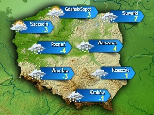 Mapka pogody w TVN Meteo