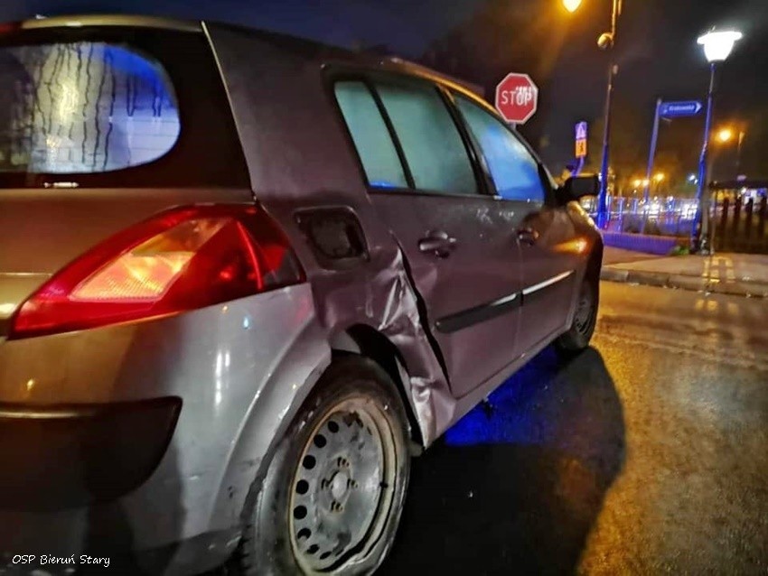 Zderzenie z radiowozem w Bieruniu