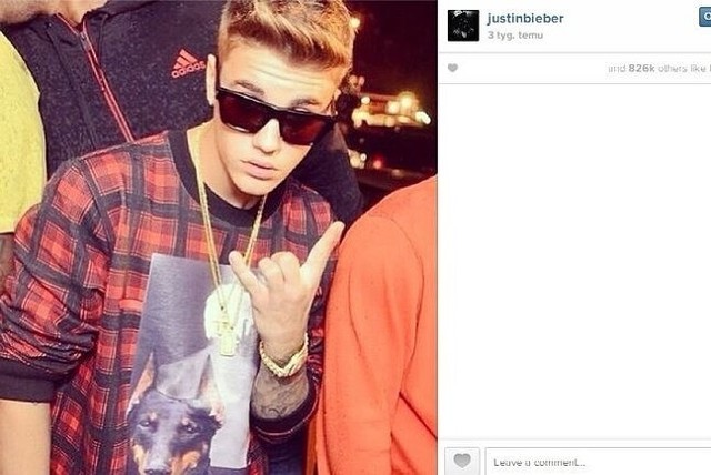 Justin Bieber (fot. screen z Instagram.com)