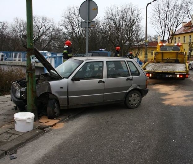 Na szczęscie w wypadku nikt nie ucierpiał.