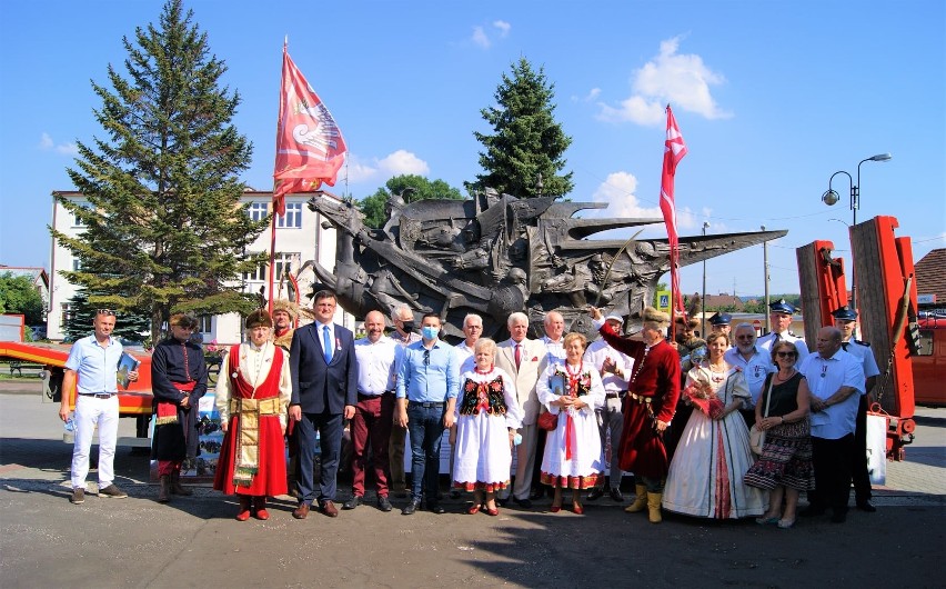 Pomnik króla Sobieskiego gościnnie w Sułkowicach