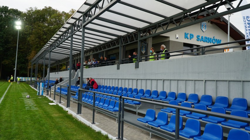 21.10.2020 r. Stadion Błękitnych Sarnów. Finał PP na...