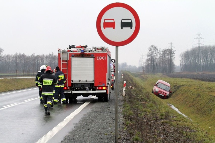 O godz. 11.51 na wschodniej obwodnicy Wrocławia na wysokości...