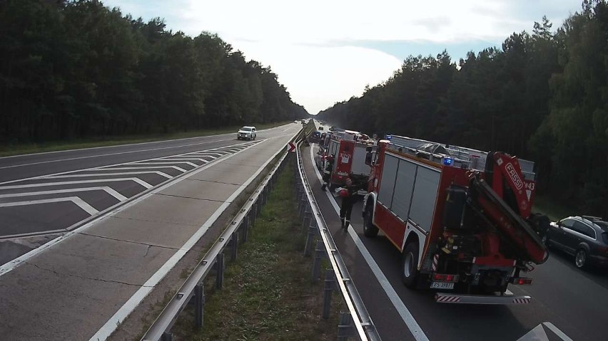 Węzęł Rzęśnica, droga S3, kierunek Szczecin, 28 sierpnia,...