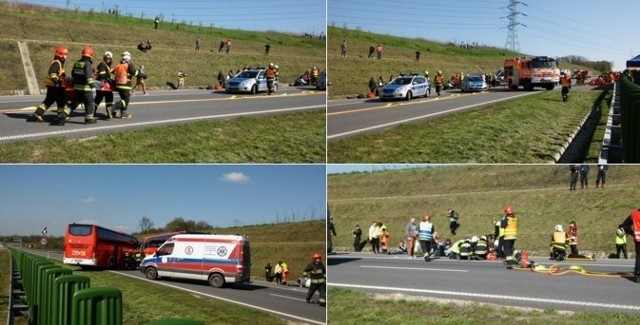 WYpadek na autostradzie A1