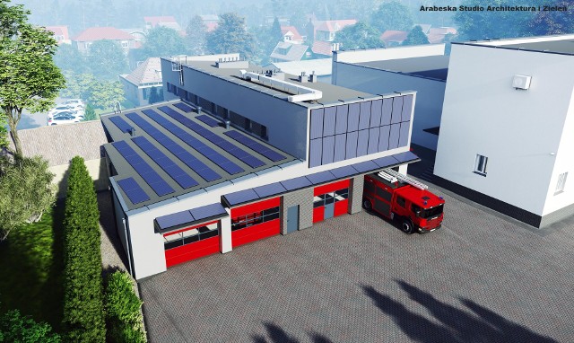 Rozpoczął się zakres prac przy przebudowie remizy strażackiej w Mońkach.