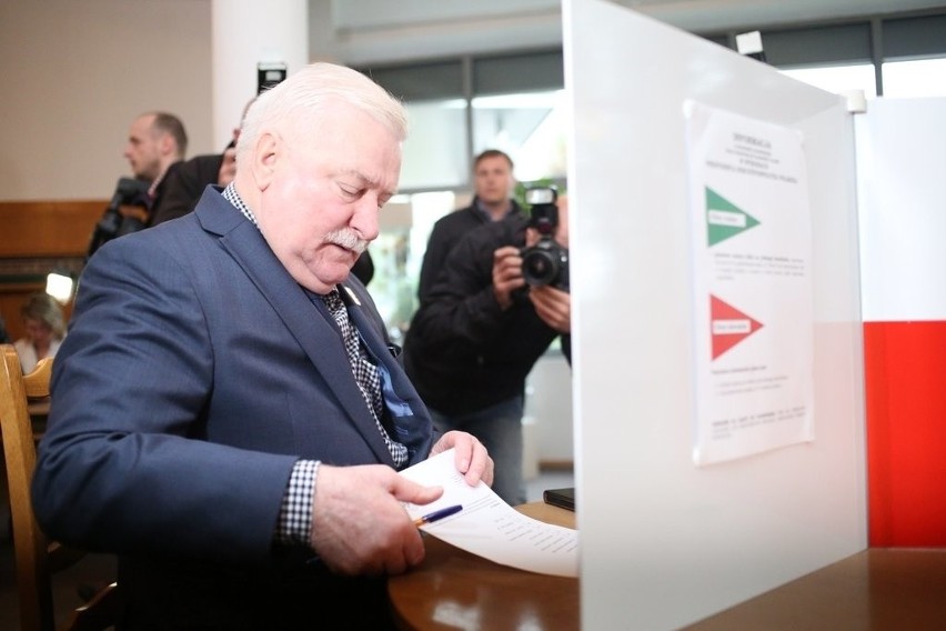 Wybory prezydenckie 2015. Na zdjęciu: Lech Wałęsa