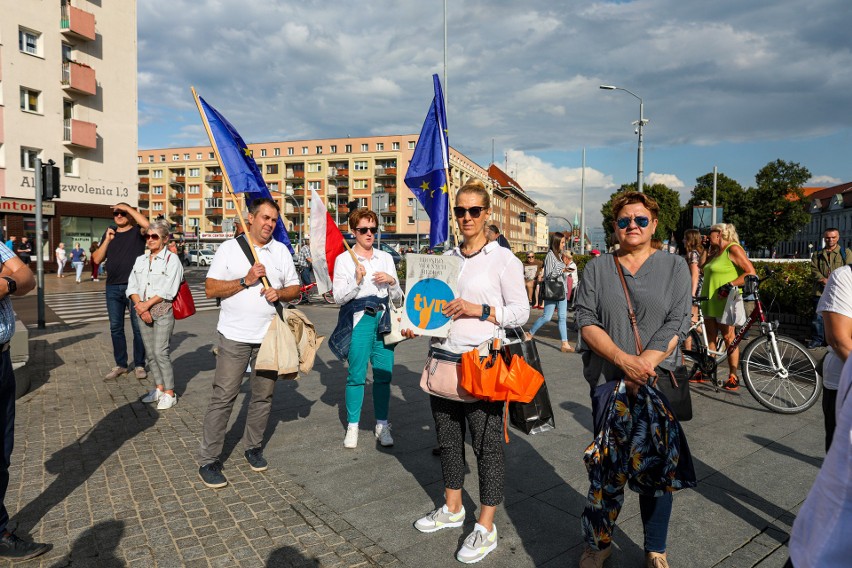 Protest w Szczecinie – 10.08.2021