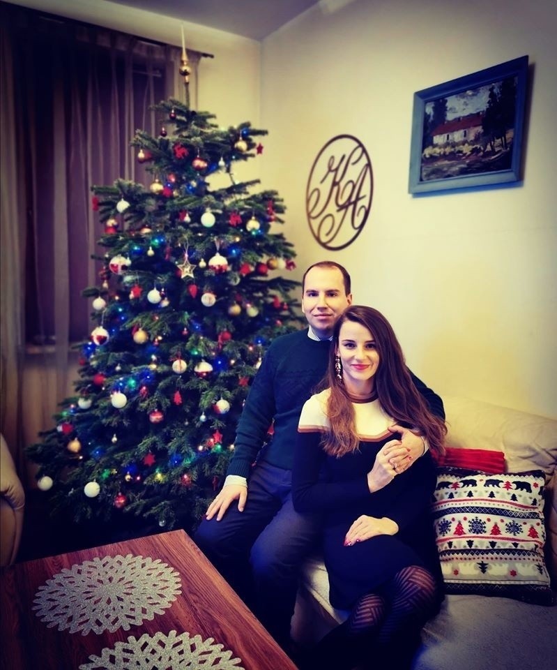 Adam Andruszkiewicz z żoną Kamilą spodziewają się dziecka