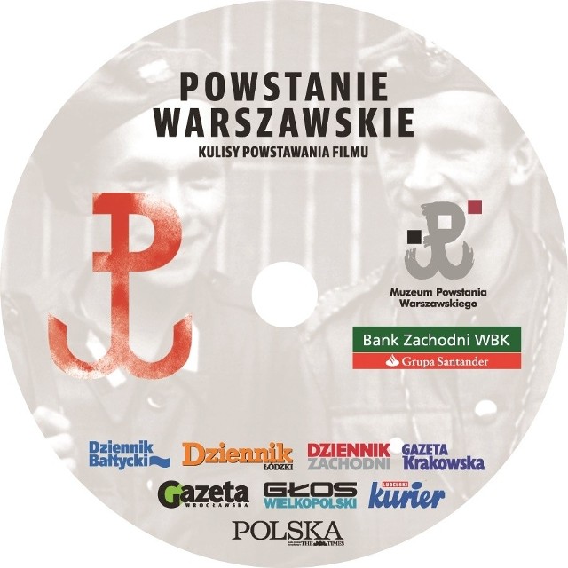 Dziś wraz z "Dziennikiem Zachodnim" niezwykła płyta o kulisach filmu "Powstanie Warszawskie".