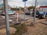 Czeremcha: Wypadek na DK 66. Kobieta wymusiła pierwszeństwo na BMW, które uderzyło w 50-letniego robotnika (zdjęcia)