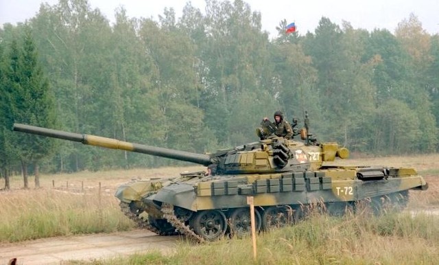 Czołgi T-72 są podstawą rosyjskich sił pancernych