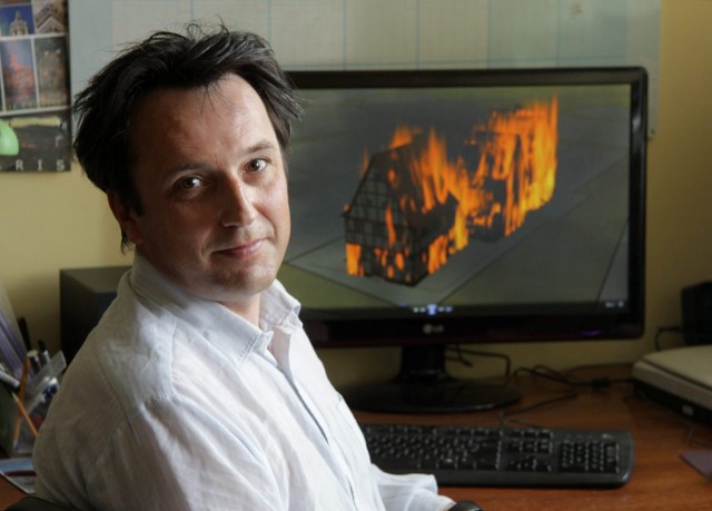 Rafał Niedźwiadek, współautor filmu w 3D: - Na świecie miasta promują się wykorzystując internet, a nie ulotki