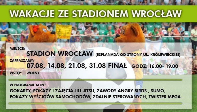 Esplanada w kredzie i spotkanie z karaczanami - czyli wakacje ze Stadionem Miejskim (ZDJĘCIA)