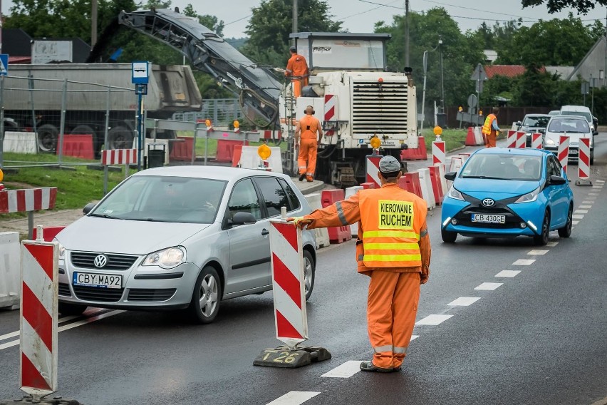 Trwa szereg prac na ul. Łochowskiej, wzdłuż której powstanie...