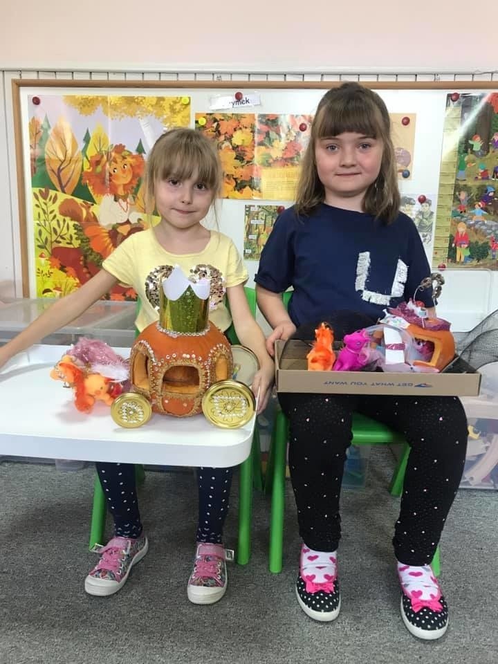 Pabianickie przedszkole ogłosiło konkurs na wykonanie karocy z dyni - jury było zaskoczone pomysłowością ZDJĘCIA