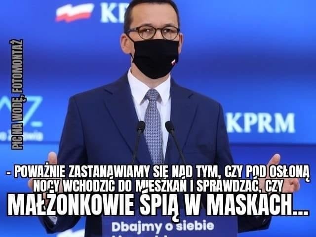 Cała Polska w żółtej i czerwonej strefie MEMY