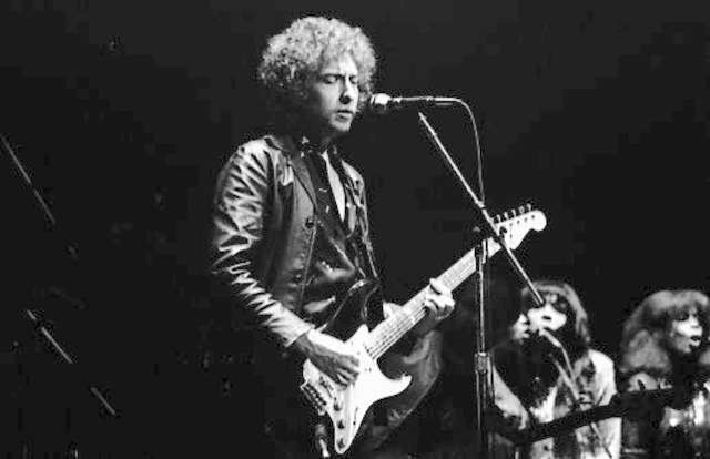 Bob Dylan podczas koncertu w Toronto w 1980 roku
