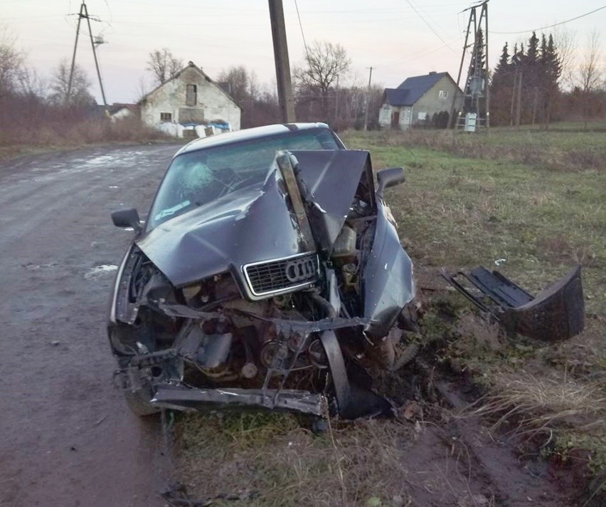 W nocy z wtorku na środę doszło do wypadku drogowego w...