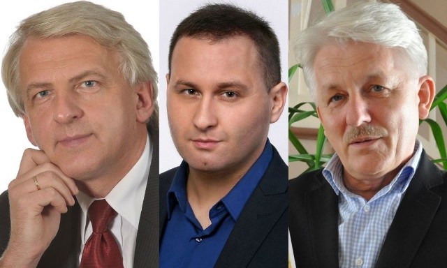 Od lewej: Tadeusz Konarski, Piotr Kożuchowski, Jan Leszek Wiącek.