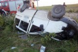 Kąty - Ruda-Skroda: Wypadek. Opel zderzył się z VW, osiem osób pojechało do szpitala (zdjęcia)
