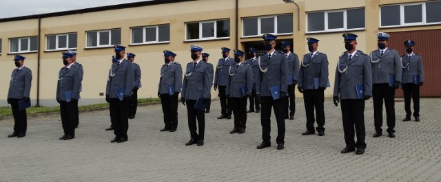 Policjanci z Lipska spotkali się w czwartek, 23 lipca na uroczystym apelu.