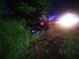 Wypadek w Suchej Koszalińskiej niedaleko Koszalina. Kierowca BMW zbiegł z miejsca zdarzenia? [ZDJĘCIA]