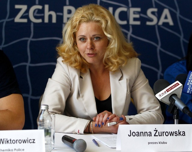 Joanna Żurowska cieszy się z tego, że kibice w Policach wykazują zainteresowanie siatkówką.