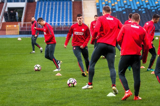 trening kadry U21trening kadry U21 przed meczem Polska-Ukraina na stadionie Zawiszy