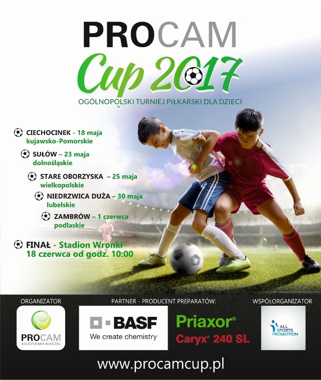 W turnieju Procam Cup wystąpią 10-latkowie i nieco młodsi piłkarze