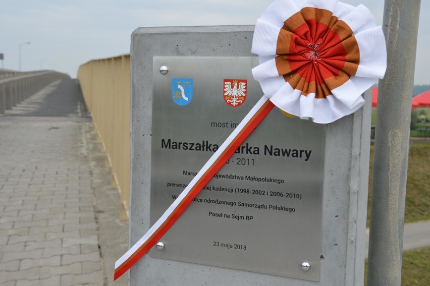 Most na Wiśle nosi imię Marka Nawary [ZDJĘCIA]
