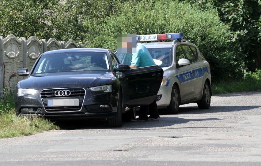 Wypadek z udziałem rowerzysty na skrzyżowaniu Toruńskiej z...