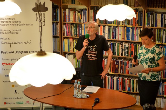 Gościem festiwalu „Opętani Literaturą” był profesor Zbigniew Mikołejko.
