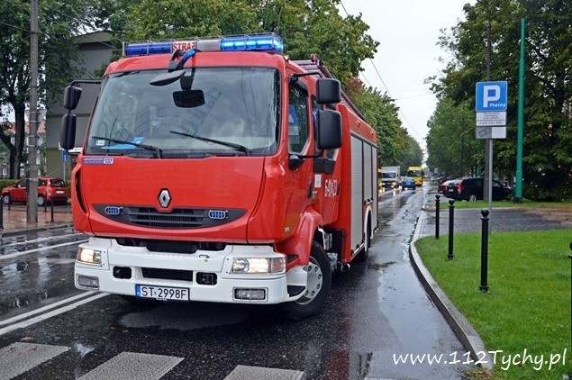 Oberwanie chmury w Tychach spowodowało liczne zalania i...