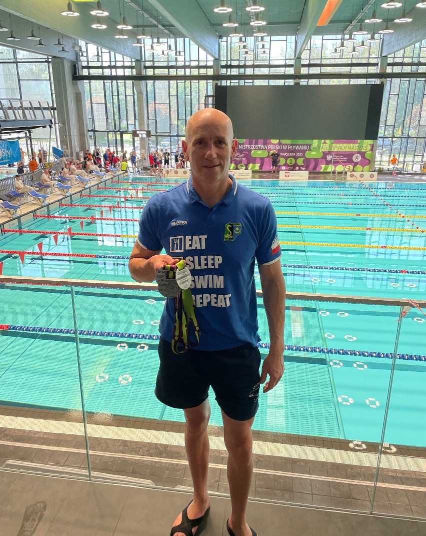 Krzysztof Ślęczka z Delfin Masters Tarnobrzeg zdobył cztery medale na Letnich Otwartych Mistrzostwach Polski w Pływaniu 