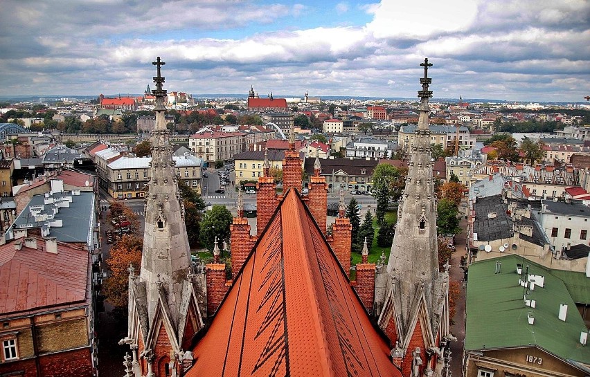 Kraków. Panorama Krakowa z wieży kościoła św. Józefa [ZDJĘCIA]