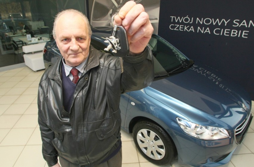 Stanisław Feliksiak z Kielc wygrał Peugeota