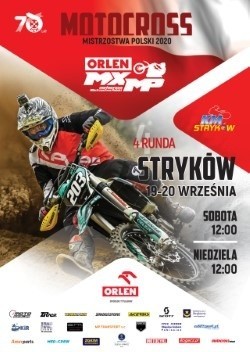 Motocross.  Czwarta runda mistrzostw Polski . Wielkie emocje w Strykowie