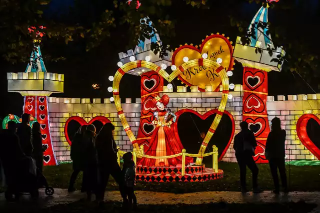 Ogród Świateł zawitał do Gdyni! A wraz z nim magiczny świat Alicji w Krainie Czarów! Zobaczcie, jak wygląda!