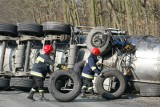 Wypadek pod Żmigrodem. Droga krajowa nr 5 zablokowana