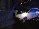 Rogowo. Nocny wypadek w gminie Choroszcz. Samochód wjechał w budynek mieszkalny [ZDJĘCIA]