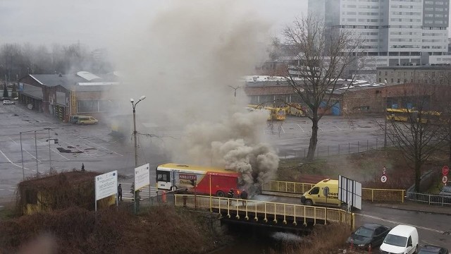 Pożar autobusu, 29 stycznia