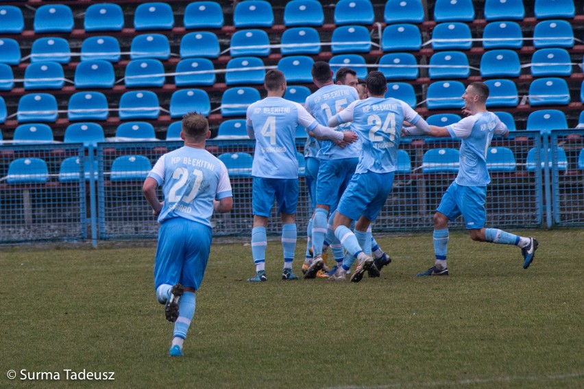 Błękitni Stargard - Śląsk II Wrocław 1:1. Inauguracyjne emocje w końcówce. ZDJĘCIA