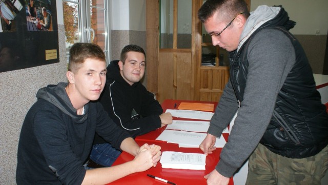 Maciej Drewek, Krystian Mittschka i Dawid Lewiński.