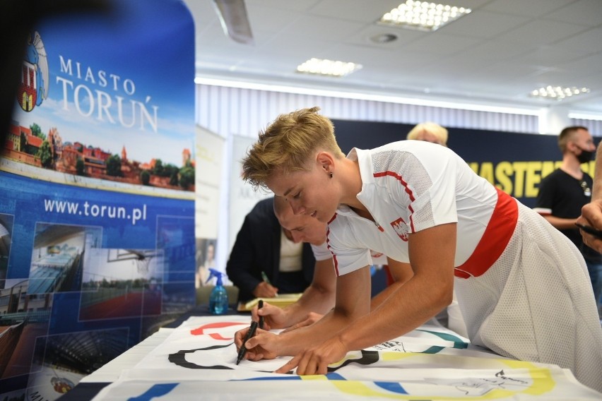 Tak wyglądało pożegnanie olimpijczyków z Torunia