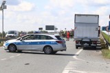 AOW zablokowana w kierunku Warszawy. Groźny wypadek między węzłami Zachód i Lotnisko